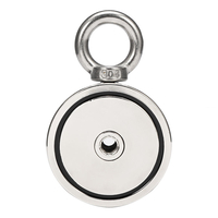 Laimant néodyme rond double face de 165Kg pêchant laimant vertical de récupération de tension deyebolt