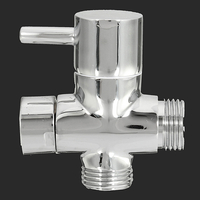 Laiton 3 voies T-adaptateur Inverseur Valve Tuyau Deau Commutation Valve Robinet Accessoire