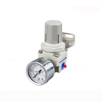 LAIZE AR2000-5000 Type régulateur de filtre à Air pneumatique Manomètre de traitement de Source de gaz pour compresseur