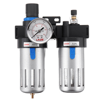 LAIZE BFC2000 2 En 1 Compresseur Filtre À Air Régulateur De Pression Dair Séparateur Deau-huile Filtre Piège P