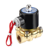 LAIZE DN15 NPT 1/2 Pouce Électrovanne Électrique En Laiton AC 220V / DC 12V / DC 24V Normalement Fermé Vanne de Carburan