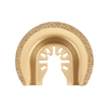 Lame de coupe 65mm en alliage dur lame de raboteuse multifonction disque de meulage semi-circulaire pour accessoires d&