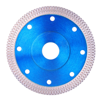 Lame de coupe en céramique de porcelaine de lame de scie de diamant mince mince de 4, 5 pouces