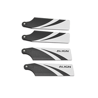 Lame de queue dhélicoptère en Fiber de carbone ALIGN 65/69/70/74/78/90/95 / 106mm pour hélicoptère RC