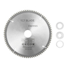 Lame de scie circulaire de 185mm 80 dents avec des anneaux de réduction de 3pcs adapte pour des scies de 190mm