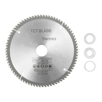 Lame de scie circulaire de 185mm 80 dents avec des anneaux de réduction de 3pcs adapte pour des scies de 190mm