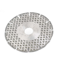 Lame de scie de meulage de pierre de disque de coupe de diamant galvanisé de 100 / 115mm pour la tuile de marbre