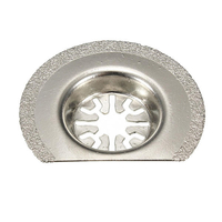 Lame de scie oscillante semi-circulaire à segment de diamant de 63 mm