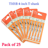 Lames de scie sauteuse 25pcs TPI 10 HCS Lames de scie sauteuse pour bois