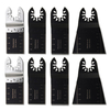Lames Multitool 8pcs Set Lame de Scie Multitool Oscillante pour Dewalt Stanley Worx F30 Erbauer