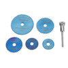 Lames de scie circulaire Drillpro 6pcs HSS Set Bule Nano Lame de scie enduite pour outils rotatifs