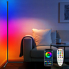 Lampadaire dangle RVB Lampe dangle à changement de couleur Dimmable LED Lumière ambiante bluetooth