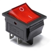 Lampe à lumière rouge 4 broches DPST interrupteur à bascule marche-arrêt 13A/250V 20A/125V