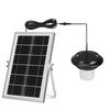 Lampe à suspension solaire à tête simple et double LED