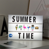 Lampe créative à LED avec 96PCS Lettre Cartes de Message Combinaison de bricolage A4 Boîte à lumière Accessoires photo P