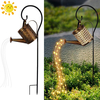 Lampe dart solaire alimentée LED Fée fil de cuivre étanche guirlande lumineuse arrosoir décoration de jardin extéri