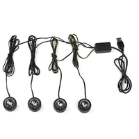Lampe datmosphère à LED Semelles dalimentation USB Colorful Activé par le son / Contrôle manuel Respiration ét