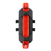 Lampe de bicyclette de charge USB Équitation Feu davertissement arrière Feu arrière de nuit équipé