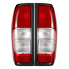 Lampe de frein arrière gauche / droite de voiture avec ampoule pour camionnette Nissan Navara D22 D23 1998-2004