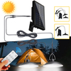 Lampe de jardin suspendue solaire étanche LED pendentif lumière extérieure + télécommande