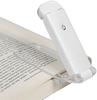 Lampe de lecture de livre rechargeable par USB Luminosité blanc chaud réglable pour la protection des yeux,  LED Lampes d