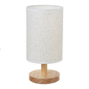 Lampe de lecture moderne maison Table bureau lumière chevet debout cylindre en bois