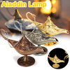 Lampe de légende en métal sculpté Aladdin Magic Genie Light Pot de souhaits Décorations de déguisements
