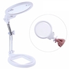 Lampe de loupe illuminée de bureau pour la soudure de soudure Hobby Nail Artist Readin avec des lunettes pliables de bur