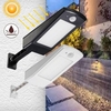 Lampe de mur Adujustable imperméable actionnée solaire de sonde de mouvement 48 LED réverbère pour le jardin extérieur