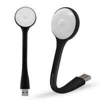 Lampe de nuit automatique USB flexible pour capteur de corps humain pour lampe de lecture intérieure à la maison DC5V