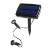 Lampe de pelouse de jardin dextérieur de jardin de projecteur de tache de lumière solaire actionnée solaire double