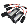 Lampe de plaque dimmatriculation LED Lampe 12V 3W 6000K paire pour VW Golf 4 5 6 7 6R Passat B6