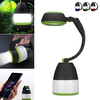 Lampe de poche 3 en 1 Lampe de bureau 5W Lampe de lecture réglable à 180 ° Lampe de camping rechargeable par USB 3 modes