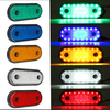 Lampe de position de feu de position latérale de dégagement ovale de 24V 30LEDs pour la remorque de camion RV