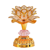 Lampe de prière bouddhiste avec 52 chansons bouddhistes avec Colorful LED Lotus Music Light Decorations cadeaux