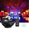 Lampe de projecteur multicolore rotative LED Star Night Light bluetooth avec télécommande
