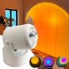 Lampe de projection de coucher de soleil USB Lampe de table esthétique anti-éblouissement LED Veilleuse Expérience visue