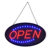 Lampe de publicité au néon suspendue OUVERTE LED avec clignotant pour magasin de bar daffaires EU / US