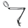 Lampe de réparation en forme de loupe 37 + 37 cm 3 couleurs LED Lampe de table à clip de tatouage de beauté à lumière fr