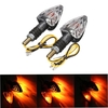 Lampe de signalisation de moto 2X Moteur Vélo E-marqué Indicateurs de flèche mini carbone Mini ampoule 12V