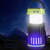 Lampe de tueur de moustiques électrique de charge solaire portable 3 modes LED lumière de tente étanche de Camping recha
