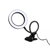 Lampe LED Lampe de lecture de bureau pour ordinateur portable Alimentation USB avec clip Tuyau flexible Table Alimentati