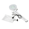 Lampe loupe 5X127mm LED Lampe de table de bureau avec loupe SMD 5 pouces,  blanche