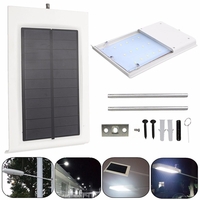 Lampe murale imperméable à leau de sécurité de contrôle de lumière extérieure actionnée solaire 15LED