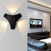Lampe murale moderne 9W COB LED IP65 imperméable pour allée intérieure extérieure de salon AC85-265V
