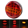Lampe ronde LED dhamburger rond de lumière arrière de voiture 10-30V pour la remorque de camion de camion van