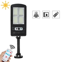 Lampe solaire à LED PIR Capteur de mouvement Lampadaire solaire extérieur Lampe étanche