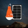 Lampe solaire de camping rechargeable USB avec panneau de télécommande 3 modes de fonctionnement extérieur étanche à l&