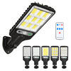 Lampe solaire extérieure de lampadaires solaires avec éclairage de sécurité étanche à capteur de mouvement à 3 modes d&
