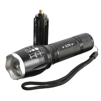 Lampe torche tactique 1000 lumens Elfeland T6 LED Zoomable